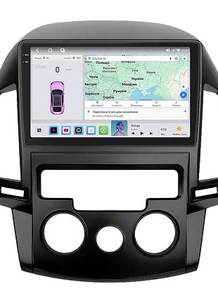 Штатная магнитола lesko для hyundai i30 i 2007-2010 экран 9" 4/64 qled carplay 4g wi-fi gps 360 prime