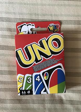 Настольная карточная игра uno (уно) оригинал mattel (полный комплект)