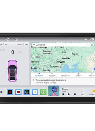 Штатная магнитола lesko для peugeot partner ii рестайлинг 2 2015-н.в. экран 9" 4/64 qled carplay 4g wi-fi gps 360 prime