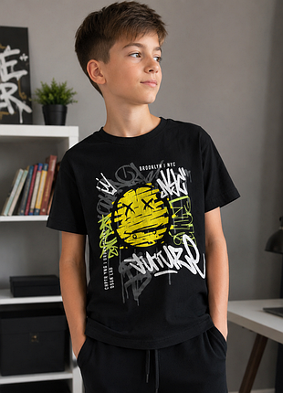 Футболка chapter young brooklyn nyc граффити 146/152