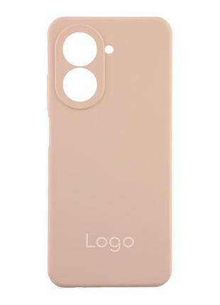 Чехол-накладка liquid silicone (aa) с защитой на камеру для xiaomi redmi a5 4g pink sand