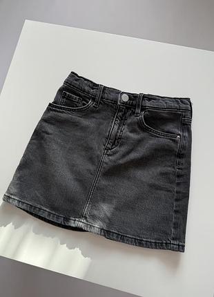 Трендова дитяча джинсова спідничка h&m