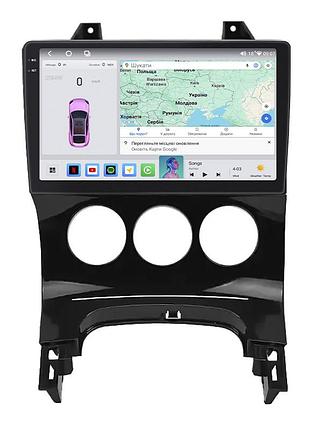 Штатная магнитола lesko для peugeot 3008 i 2009-2013 экран 9" 4/64 qled carplay 4g wi-fi gps 360 prime
