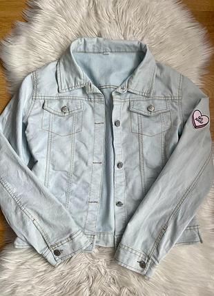 Джинсова сорочка куртка h&m zara mango