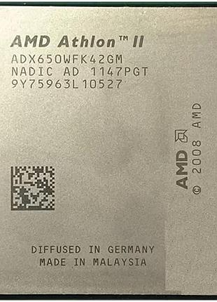 Процесор amd athlon ii x4 650 3.20 ghz / 2 m / 2000 mhz (adx650wfk42gm) sam2+/am3, tray