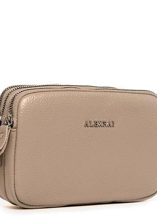 Podium сумка женская клатч кожа alex rai 60061 beige