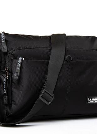 Podium сумка мужская на плечо нейлон lanpad 8639 black почтальон