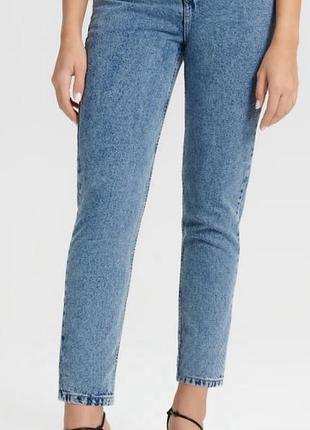 Джинси жіночі сині mom fit