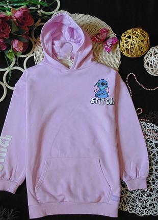 Круте подовжене двохстороннє худі stitch disney