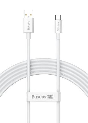 Дата кабель baseus superior series fast charging usb to type-c 100w (1m) (p10320102) cluster black