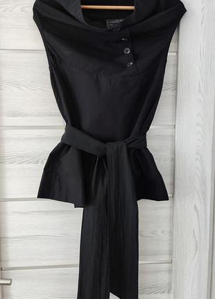 All saints  lorelei top чорна блуза, топ.  бавовна. allsaints.
