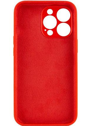 Чехол silicone case full camera protective (aa) no logo для apple iphone 16 pro max (6.9") красный / red 2