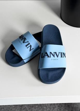 Шлепанцы lanvin paris slides