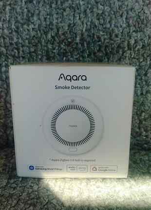 Умный датчик дыма aqara smoke detector sd-s01d zigbee 3.0 белый потолочный автономный с оповещением на смартфоне