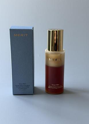 Merit	матуючі серветки merit	great skin double cleanse makeup removing cleanser засіб для вмивання для зняття макіяжу