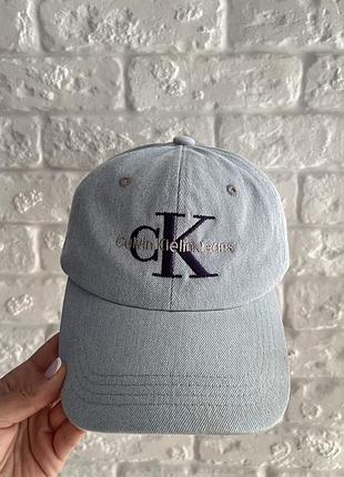 Джинсова кепка calvin klein