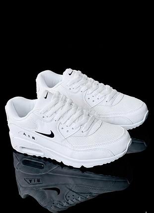 Кросівки літні білі найк аір макс 90 nike air max 90 all white
