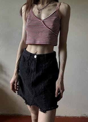Топ в рубчик topshop