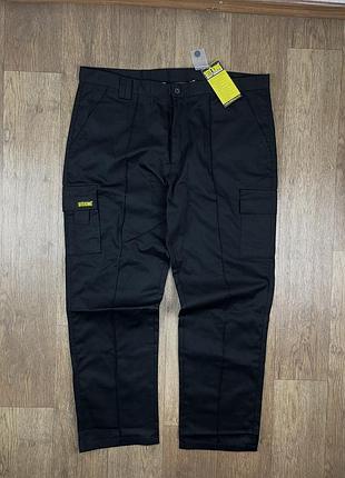 Робочі штани site king work clothing siteking чорні чоловічі широкі xxl xxxl карго helly hansen dewalt engelbert strauss