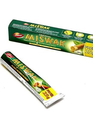 Miswak toothpaste dabur зубна паста натуральна (без фтору) місвак, 75 г