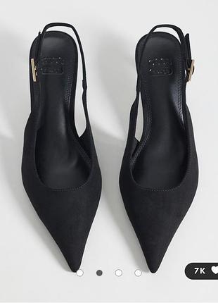 Туфлі лодочки slingback слінгбек босоніжки