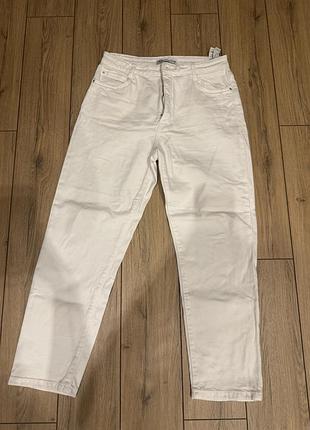 Білі класичні джинси zara, розмір 42
