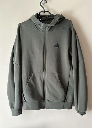 Зіп-худі adidas designed for training full-zip track jacket