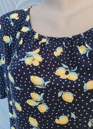 9xl 🍋 🍋 🍋 лимончики новая большая классная летняя кофточка футболка 🍋 🍋 🍋