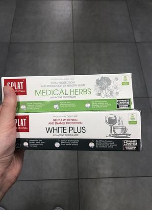Зубна паста splat white herbs