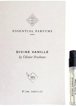 Essential parfums divine vanille парфумована вода 2 мл (пробник)