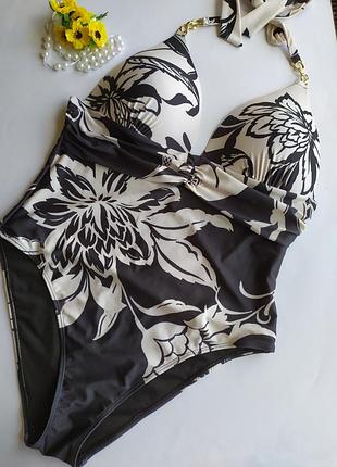 Новый слитный купальник с чашками из пуш-ап lipsy london, u9 16, eur 44