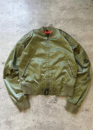 Бомбер belstaff, куртка у мілітарі стилі, s розмір