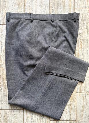 Класичні чоловічі брюки marks & spencer (m&s man), сірі, розмір 40/33