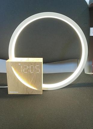 Led ночник blonbar с будильником wake-up light, сенсорная лампа с usb зарядкой, 3 уровня яркости, звуки для сна