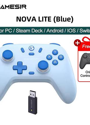 Gamesir nova t4n lite blue: бездротовий геймпад для всіх платформ синій