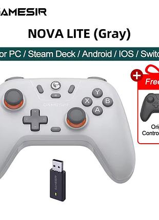 Gamesir nova t4n lite gray: беспроводной геймпад для всех платформ серый