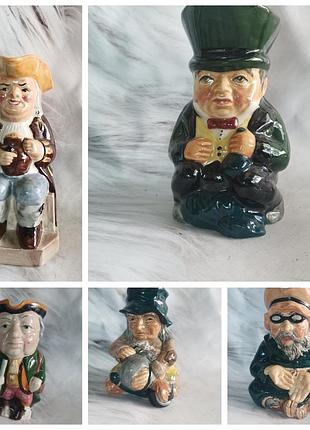 Винтажные керамические кружки toby jug / коллекционные кружки