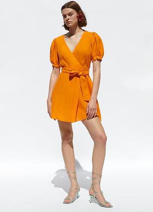 Лляна сукня zara