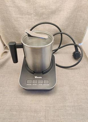 Електричний спінювач молока wamife milk frother tf101-700ml капучинатор 2 в 1 700 мл