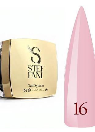 Гель для ногтей builder gel steffani №16, 15 мл