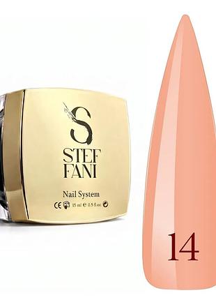 Гель для ногтей builder gel steffani №14, 15 мл
