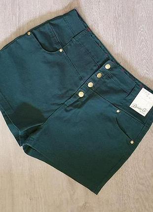 Продаются оригинальные джинсовые шорты, с высокой посадкой от denim co