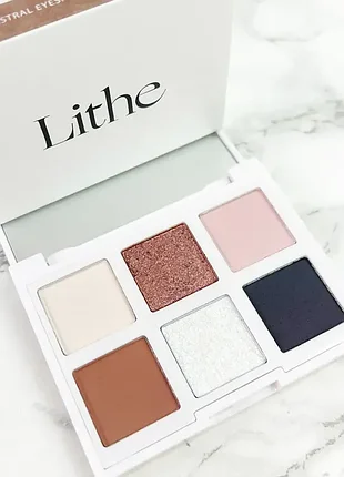 Палетка тіней для повік lithe beauty astral eyeshaddow palette (6 г)