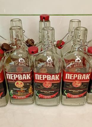 Пляшки з бугельним корком 0,5 "первак". бутылки с бугельной пробкой 0,5 "первак"