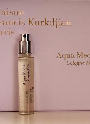 Одеколон унісекс maison francis kurkdjian aqua media cologne forte 11 мл тревел версія