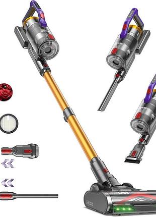 Аккумуляторный беспроводной пылесос kipmax x20 cordless vacuum cleaner 550w / 50kpa с функцией ароматизации