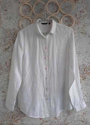 Лляна сорочка massimo dutti 100% льон