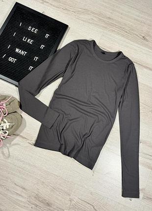 Лонгслів в рубчик uniqlo