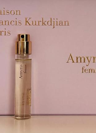 Парфумована вода для жінок maison francis kurkdjian amyris femme 11 мл тревел версія