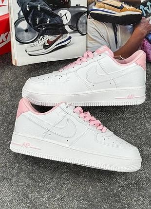 Nike air force white pink